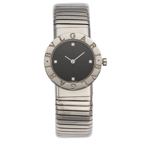 Bvlgari Lady's Diamond, Steel Tubogas Watch