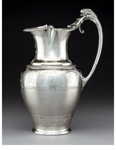A Gorham Neoclassical Coin Silver Pitcher