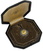 Bailey, Banks & Biddle Enameled Pendant Watch, Chain & Original Box