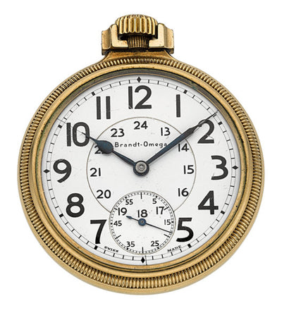 Brandt - Omega 23 Jewel Grade CCCR Railroad Watch