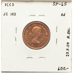 Canada: Elizabeth II Pair of Uncertified Cents