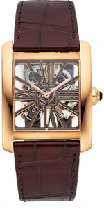 Cartier Rose Gold Skeleton Tank MC Ref. 3656, No. 75
