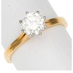 Diamond, 18k Gold Ring