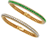 Diamond, Emerald, Gold Bracelets, Neiman Marcus, French