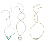 Diamond, Emerald, Gold Jewelry