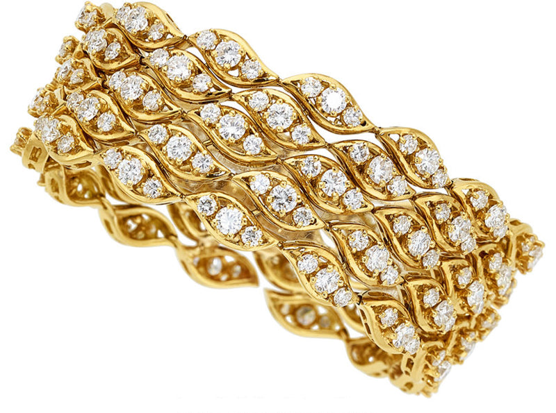 Diamond, Gold Bracelet