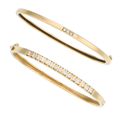 Diamond, Gold Bracelets