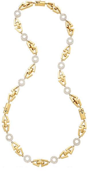 Diamond, Gold Convertible Necklace