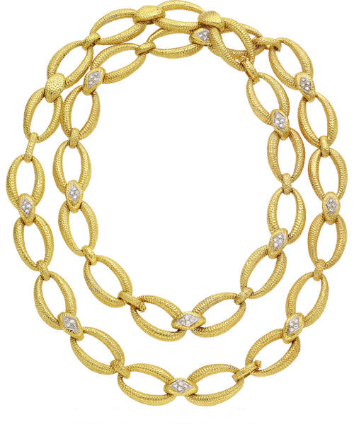 Diamond, Gold Convertible Necklace
