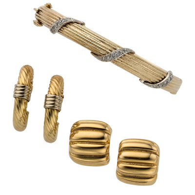 Diamond, Gold Jewelry