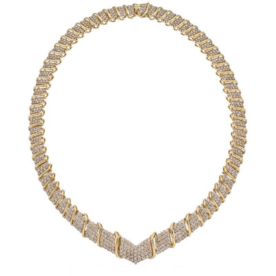 Diamond, Gold Necklace