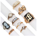 Diamond, Multi-Stone, Gold Rings