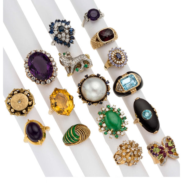 Diamond, Multi-Stone, Mabe Pearl, Enamel, Gold Jewelry