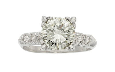 Diamond, Platinum Ring