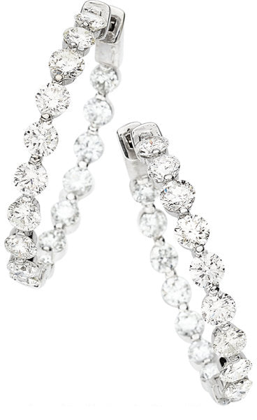 Diamond, White Gold Earrings