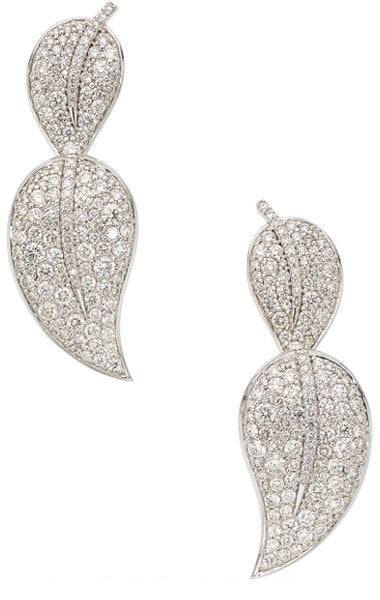 Diamond, White Gold Earrings