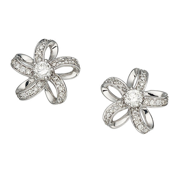 Diamond, White Gold Earrings