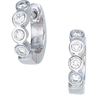 Diamond, White Gold Earrings, Penny Preville