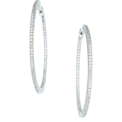 Diamond, White Gold Earrings, Penny Preville