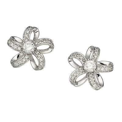 Diamond, White Gold Earrings
