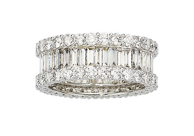 Diamond, White Gold Eternity Band
