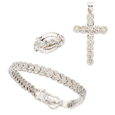 Diamond, White Gold Jewelry