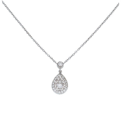 Diamond, White Gold Necklace, Penny Preville