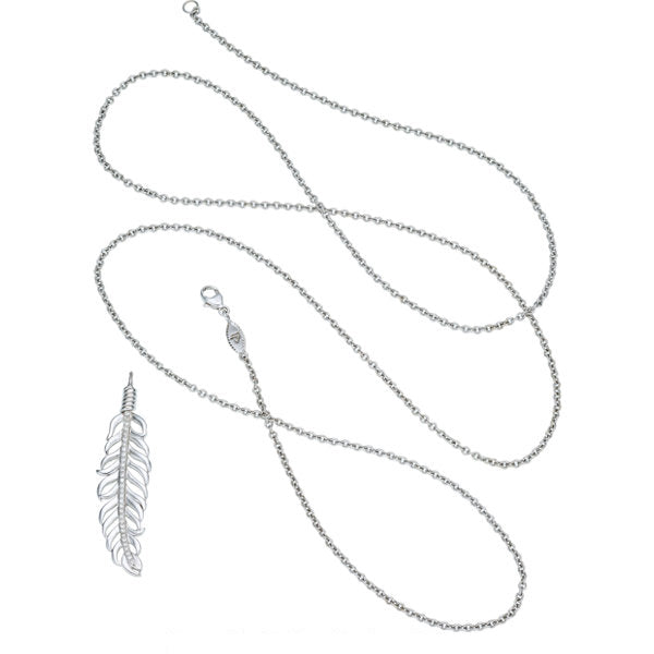 Diamond, White Gold Pendant-Necklace, Penny Preville