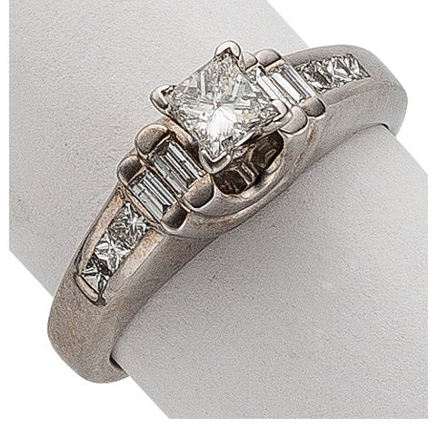 Diamond, White Gold Ring