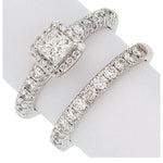 Diamond, White Gold Ring Set, Tolkowsky