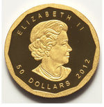 Elizabeth II 5-Piece Uncertified gold "Maple Leaf" Proof Set 2012