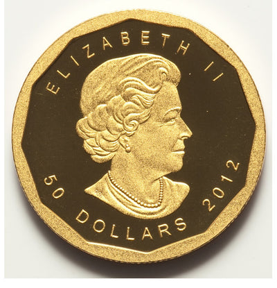 Elizabeth II 5-Piece Uncertified gold "Maple Leaf" Proof Set 2012