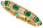 Emerald, Diamond, Gold Bracelet, Chantecler