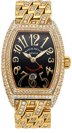 Franck Muller Lady's Diamond, Gold Conquistador Master of Complications Watch