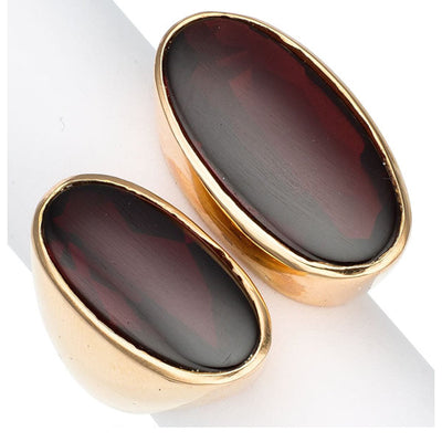 Garnet, Gold Ring, Maria Grazia Cassetti