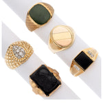 Gentleman's Diamond, Multi-Stone, Gold Rings