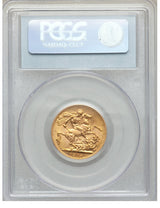 George V gold Sovereign 1914-C MS64 PCGS