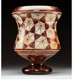 Monumental Schneider Le Verre Francais Art Deco Acid-Etched Glass Morning Glory Vase
