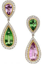Multi-Stone, Diamond, Platinum, Gold Earrings, Paloma Picasso for Tiffany & Co
