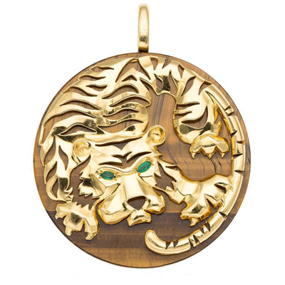 Multi-Stone, Gold Pendant