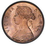 Newfoundland. Victoria Cent 1872-H MS65 Red and Brown PCGS