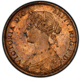 Nova Scotia. Victoria bronze Pattern Cent 1861 MS60 Red and Brown PCGS
