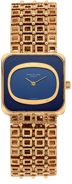 Patek Philippe Lady's Lapis Lazuli, Gold Watch