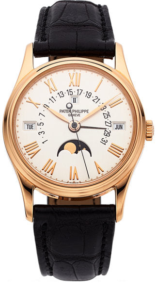Patek Philippe Rare Ref. 5050 Rose Gold Automatic Perpetual Calendar With Retrograde Date, Center Seconds, Gold Roman Numerals