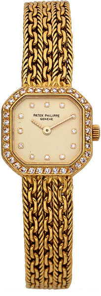 Patek Philippe Ref. 4656/2 Lady's Gold & Diamond Wristwatch