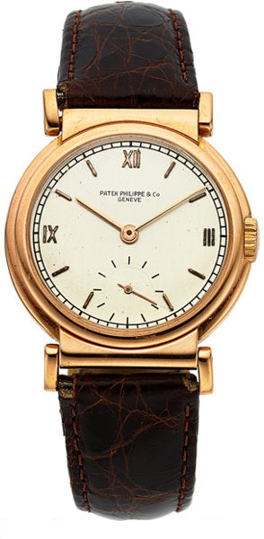 Patek Philippe & Co. Rare Ref. 485 Vintage Rose Gold Wristwatch, circa 1941
