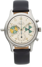 Heuer For Abercrombie & Fitch "Seafarer" Ref. 2443 Chronograph With Tide Indication, circa 1960
