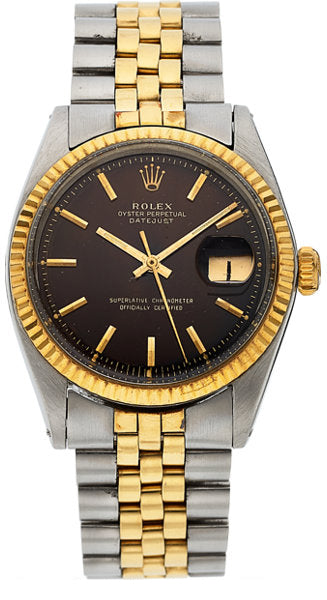 Rolex 1601 Two Tone Datejust With Tropical Dial, circa 1964