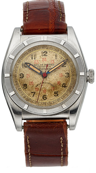 Rolex Ref. 3372 Steel Oyster Perpetual Centregraph Bubble Back, circa 1945